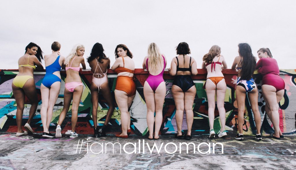 #Iamallwoman- Spreading love and acceptance for women and those of all shapes and background to love themselves through body positivity . Courtesy of AllWoman Project, YouTube