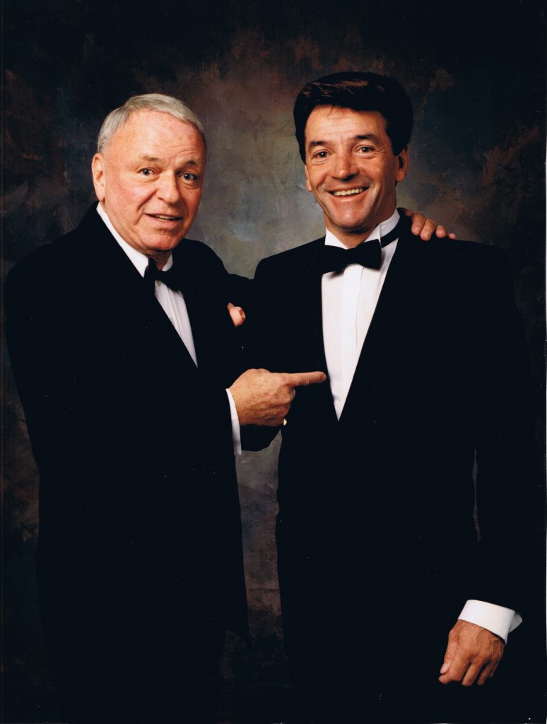 Frank Sinatra says, "Tom Dreesen, my main man."